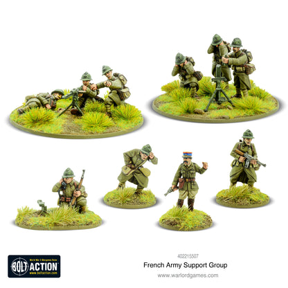 Bolt Action: French Army support group