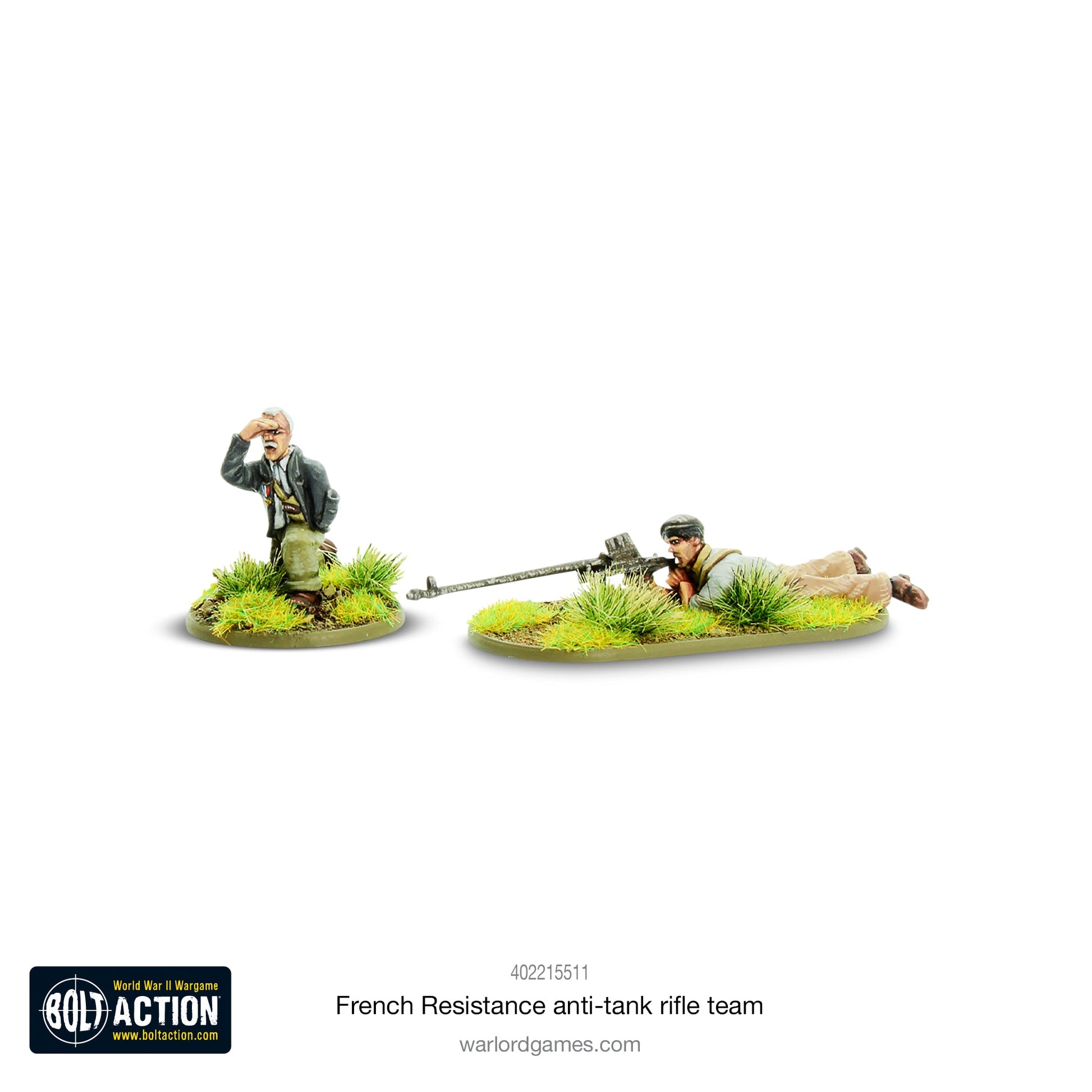 Bolt Action: French Resistance anti-tank rifle team