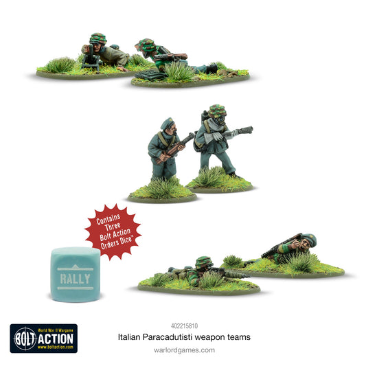 Bolt Action: Italian Paracadutisti weapons teams