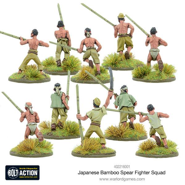 Bolt Action: Japan - Japanese Bamboo Spear Fighter squad