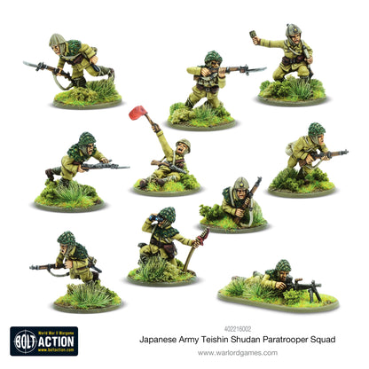 Bolt Action: Japan - Japanese Teishin Shudan Paratrooper Squad