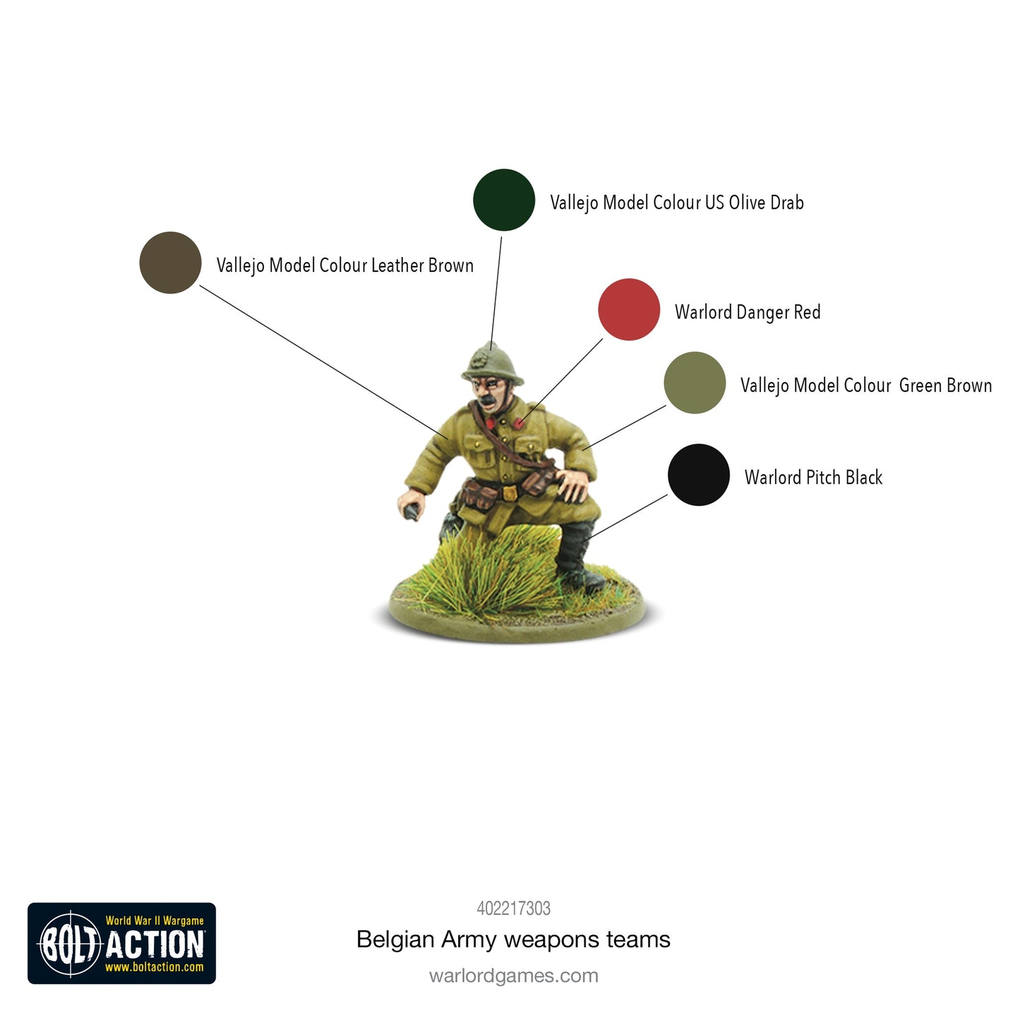 Bolt Action: Belgian Army weapons teams
