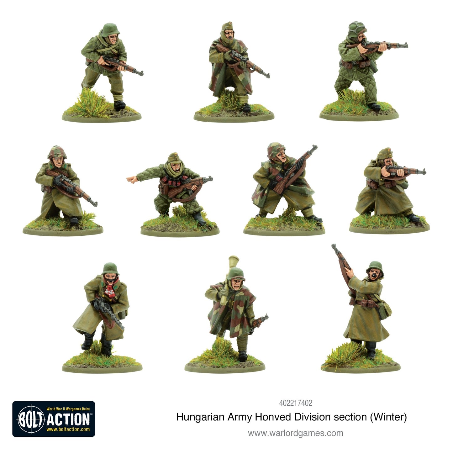 Bolt Action: Hungarian Army Honved Division section (winter)
