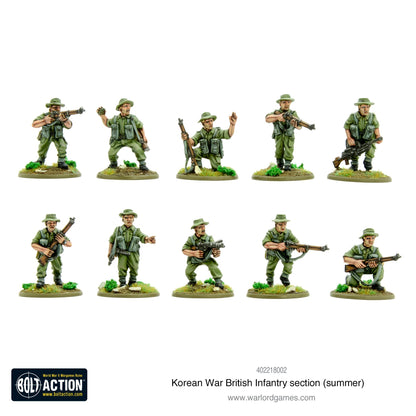 Bolt Action: Korean War British Infantry section (summer)