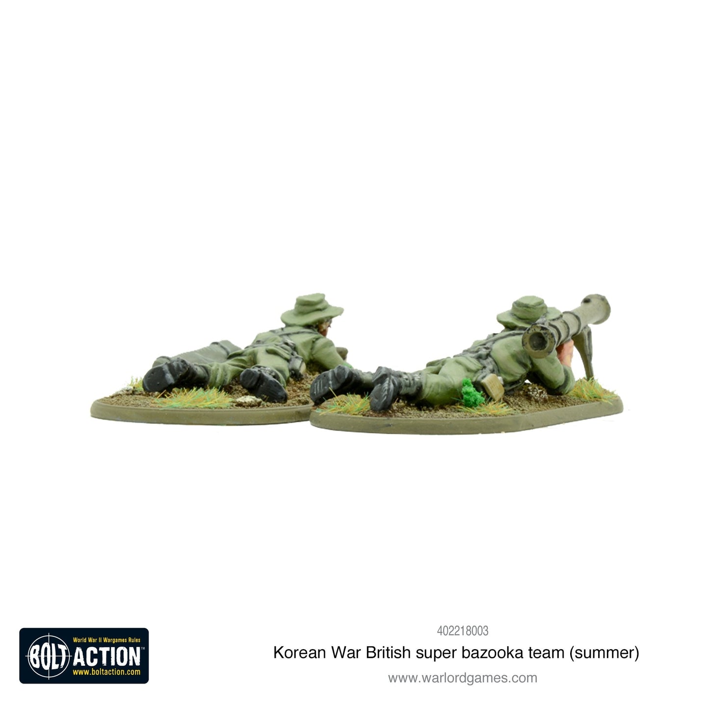 Bolt Action: Korean War British super bazooka team (summer)