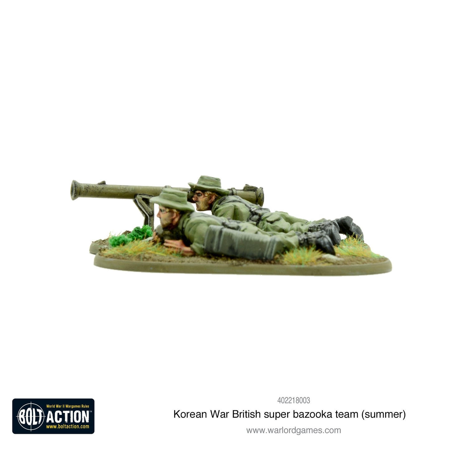 Bolt Action: Korean War British super bazooka team (summer)
