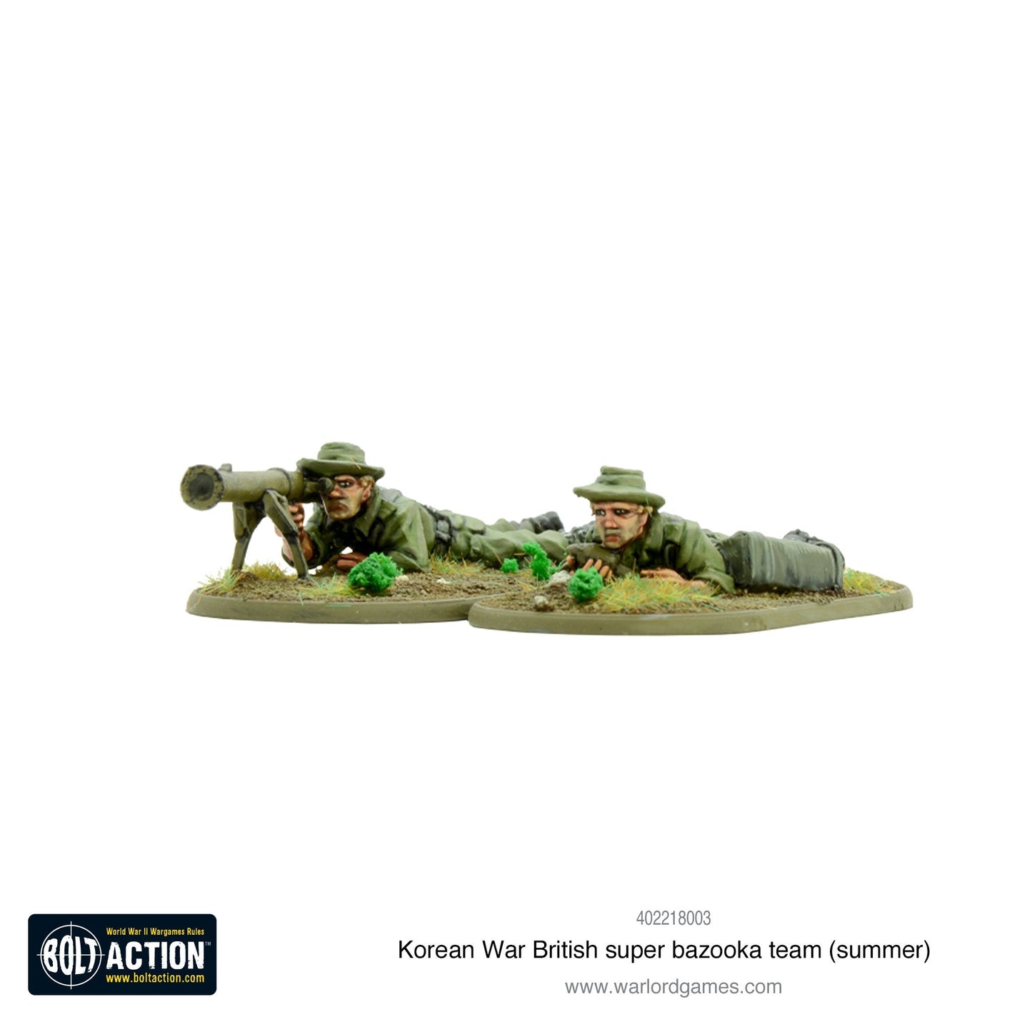 Bolt Action: Korean War British super bazooka team (summer)
