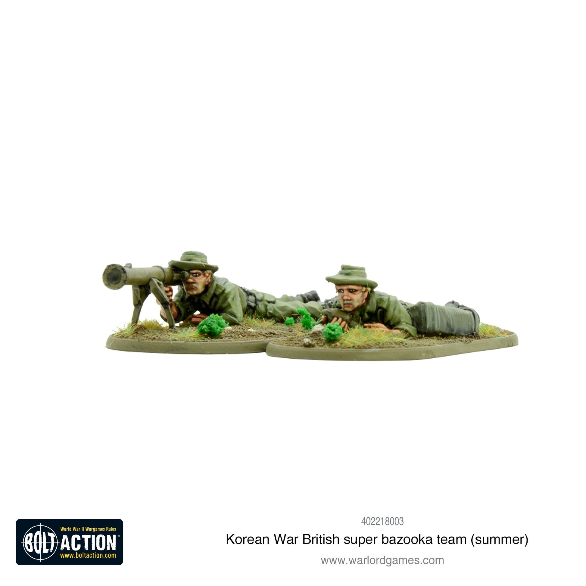 Bolt Action: Korean War British super bazooka team (summer)