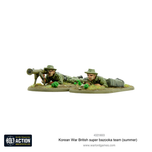 Bolt Action: Korean War British super bazooka team (summer)