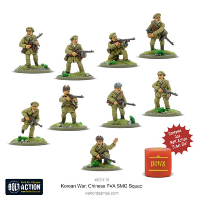 Bolt Action: Korean War: Chinese PVA SMG squad