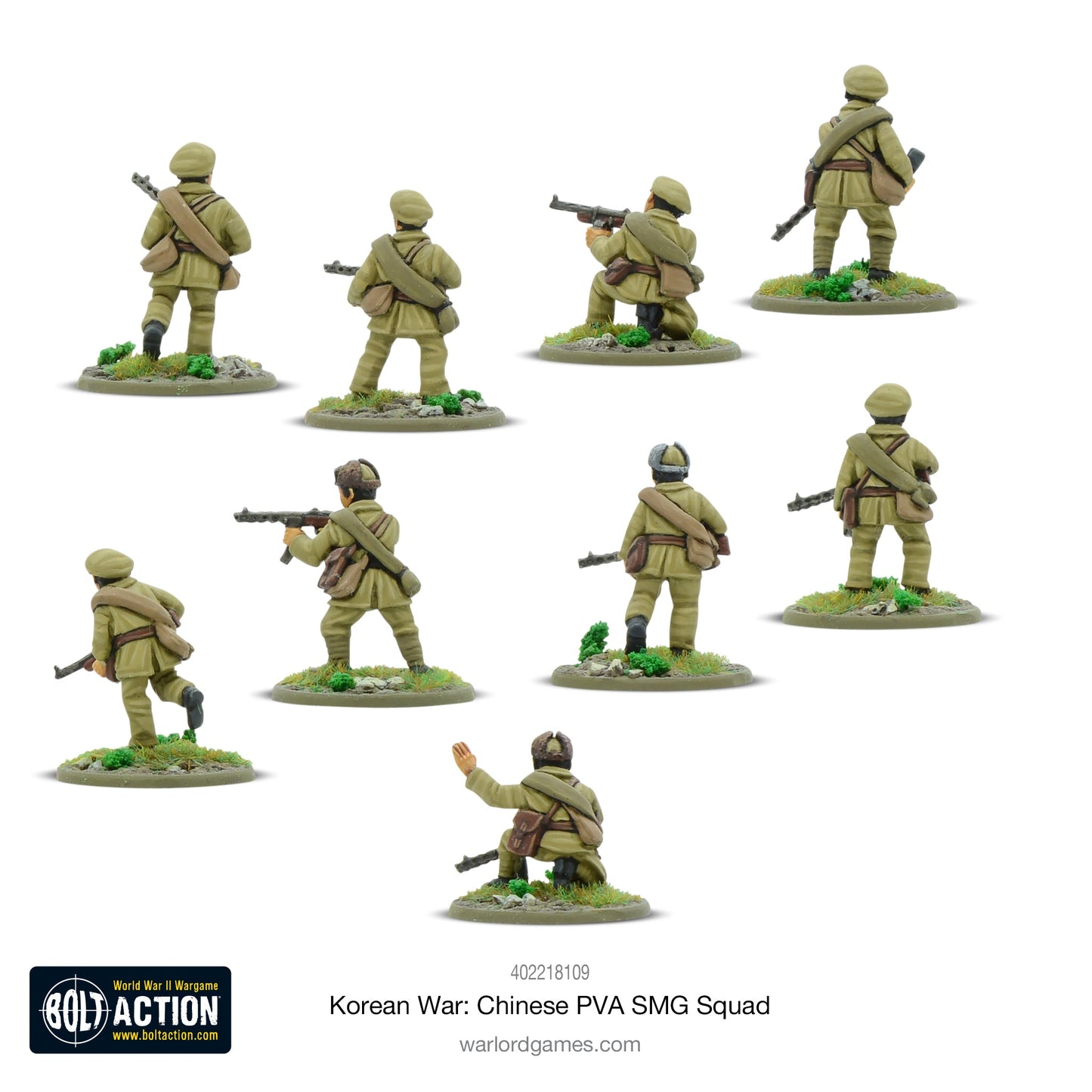 Bolt Action: Korean War: Chinese PVA SMG squad