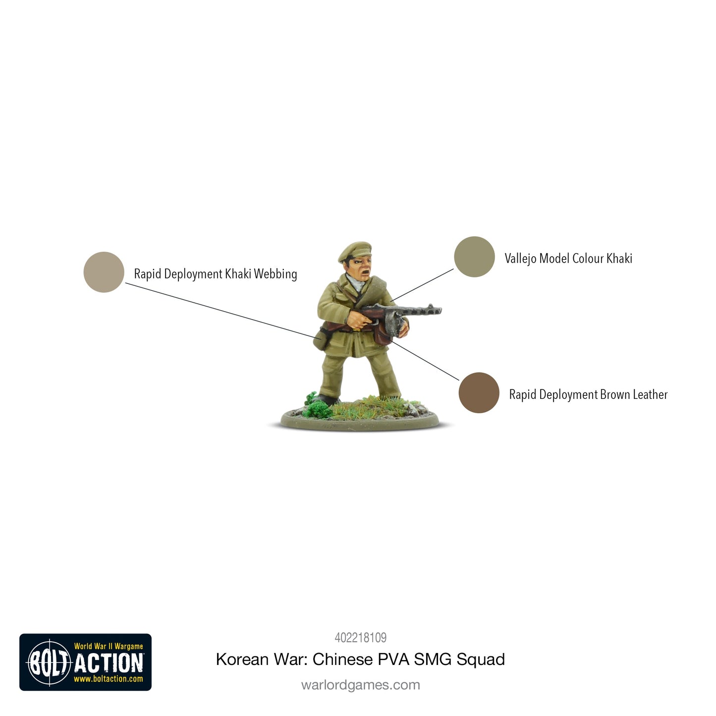 Bolt Action: Korean War: Chinese PVA SMG squad