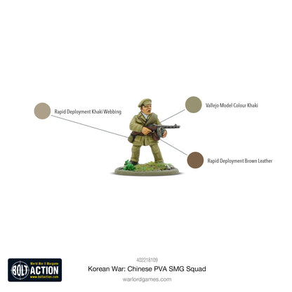 Bolt Action: Korean War: Chinese PVA SMG squad