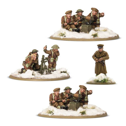 Bolt Action: British & Canadian Infantry (Winter) Heavy Weapons Platoon