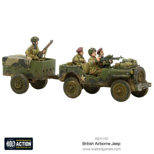 Bolt Action: British Airborne Jeep & Trailer