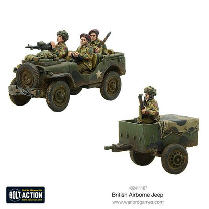 Bolt Action: British Airborne Jeep & Trailer