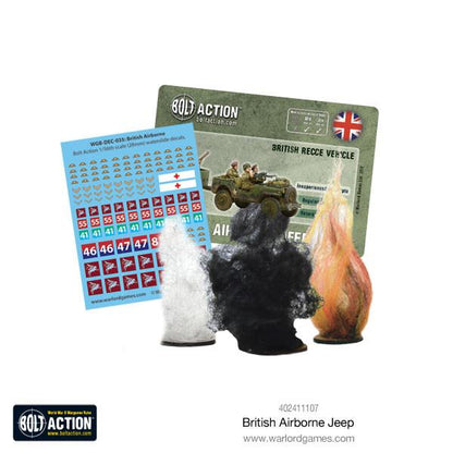 Bolt Action: British Airborne Jeep & Trailer