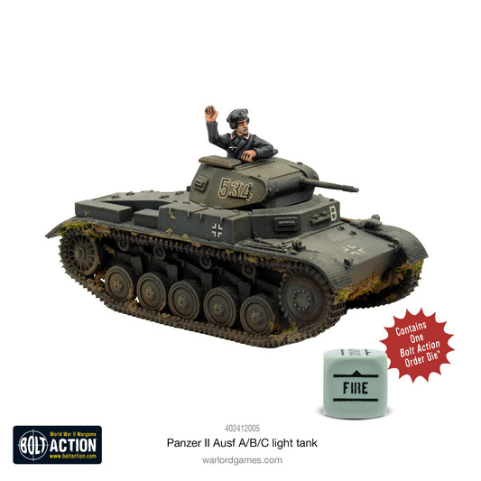 Bolt Action: German - Panzer II Ausf. A/B/C
