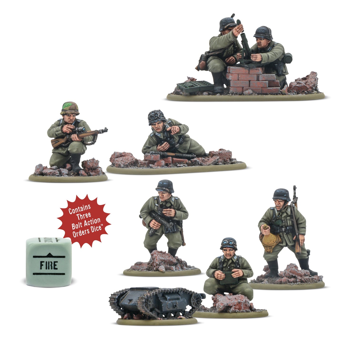 Bolt Action: German - German Veteran Infantry Weapons Teams