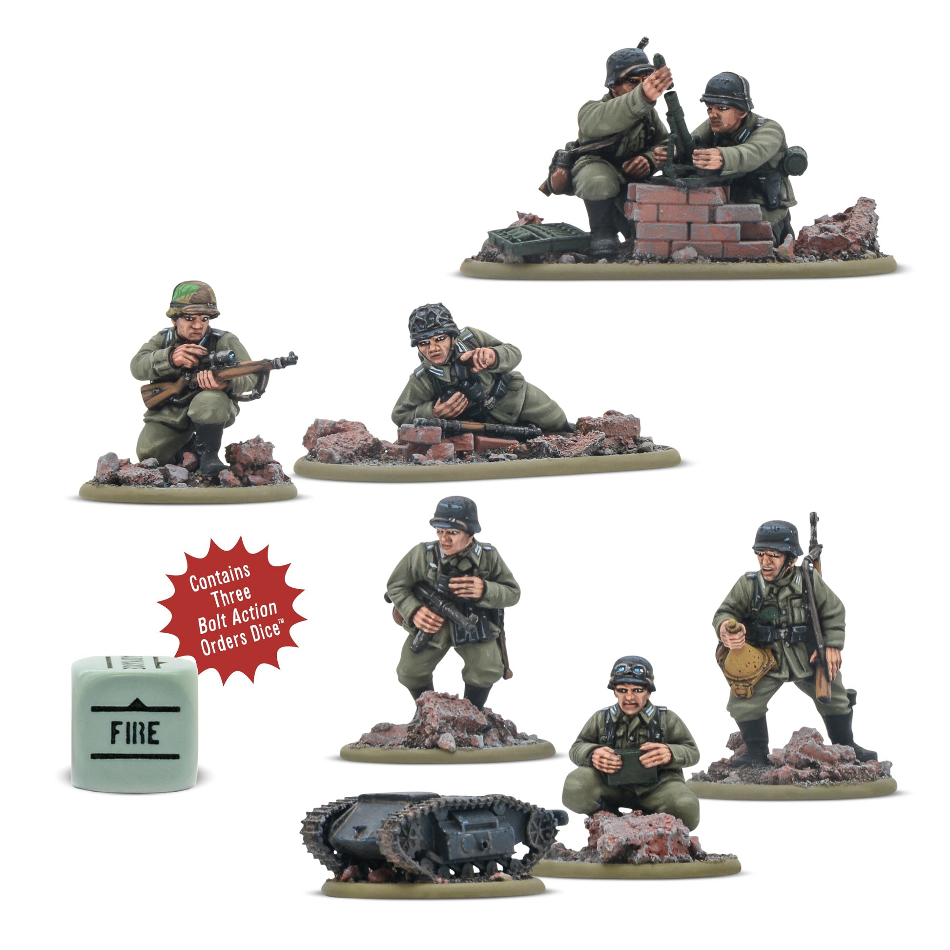 Bolt Action: German - German Veteran Infantry Weapons Teams