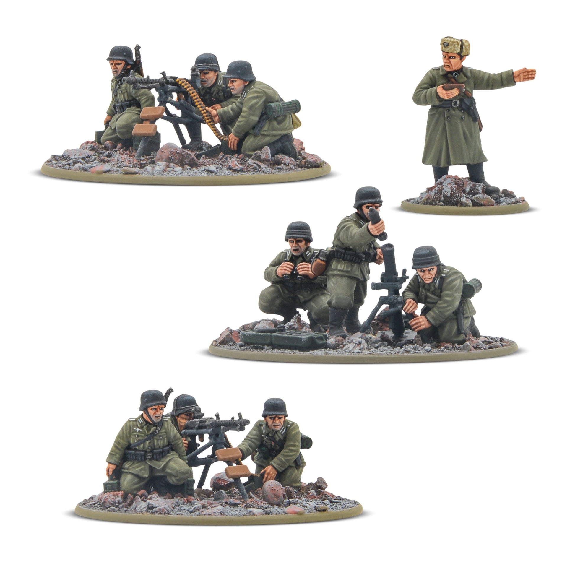 Bolt Action: German - German Veteran Infantry Heavy Weapons Platoon