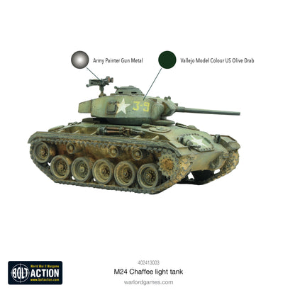 Achtung Panzer!: British Tanks - M24 Chaffee, US light tank