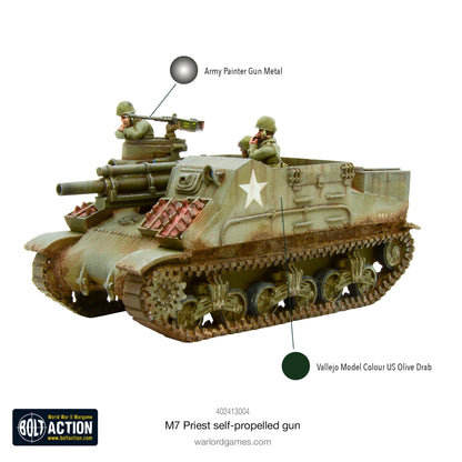 Achtung Panzer!: British Tanks - M7 Priest self-propelled gun