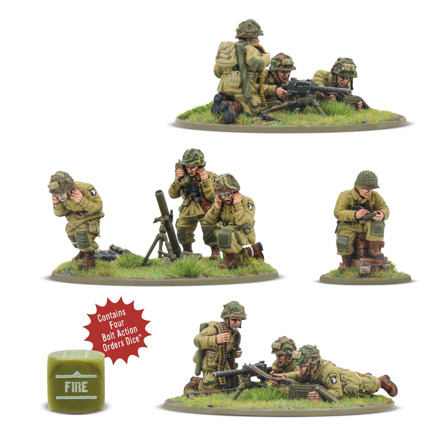 Bolt Action: USA - US Airborne (D-Day) Heavy Weapons Platoon
