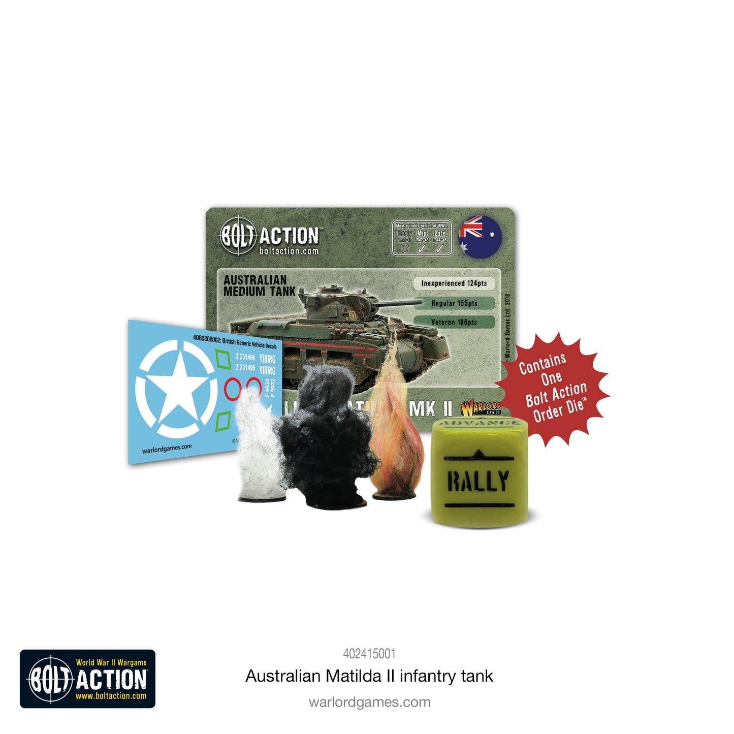 Bolt Action: Australian Matilda II infantry tank