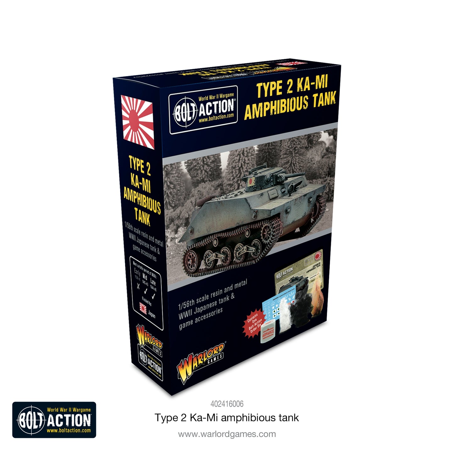 Bolt Action: Japan - Japanese Type 2 Ka-Mi amphibious tank