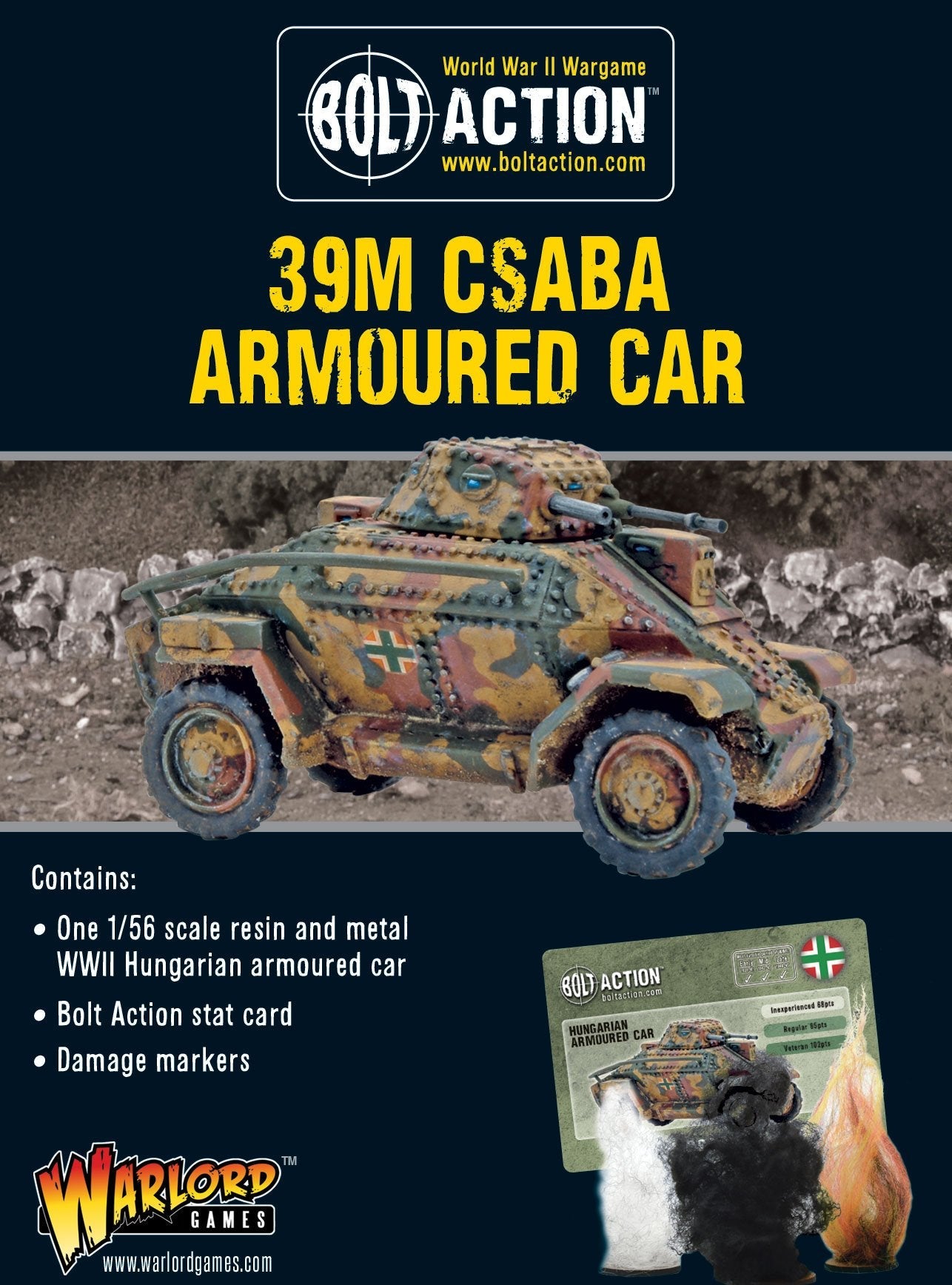 Bolt Action: 39M Csaba armoured car
