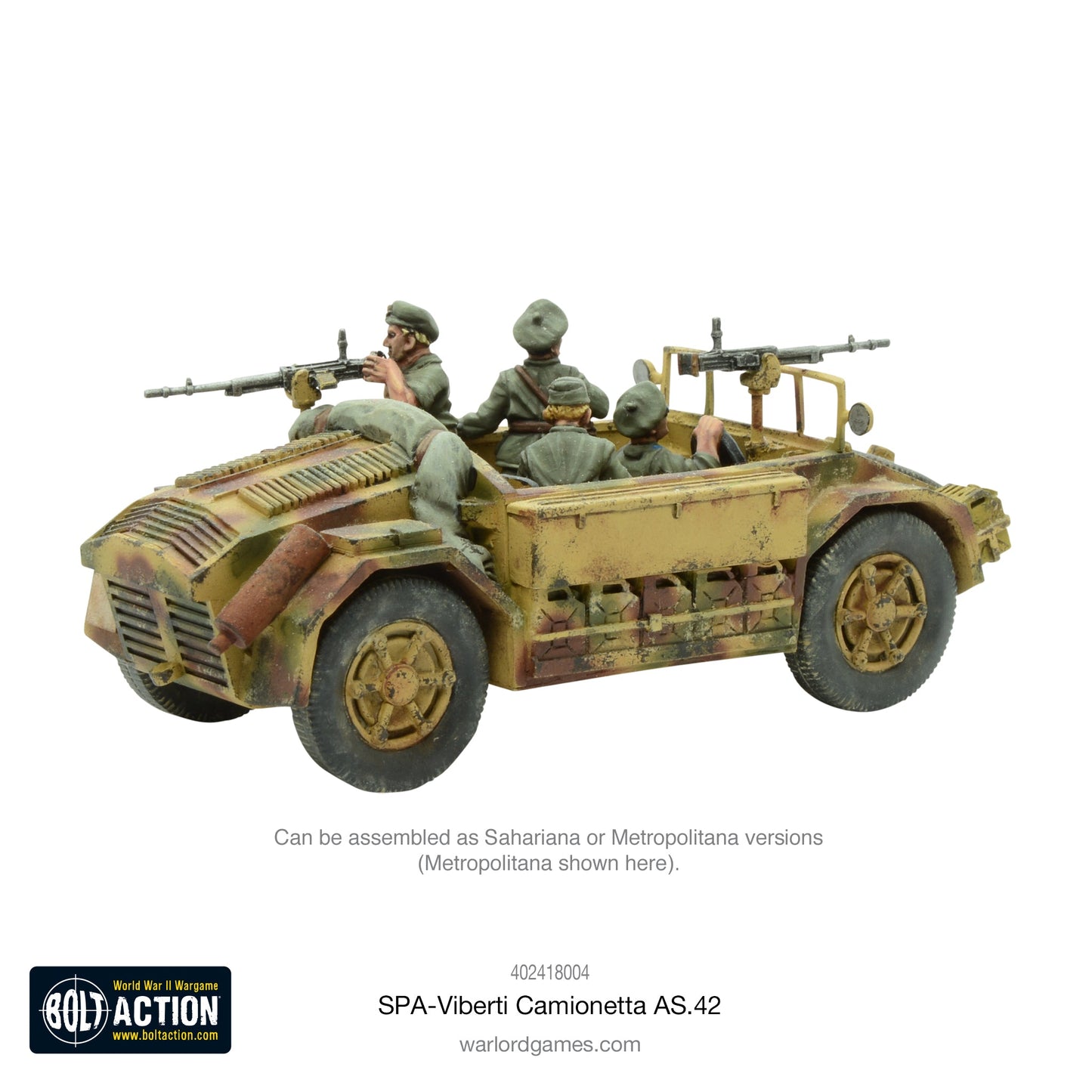Bolt Action: SPA-Viberti Camionetta AS. 42