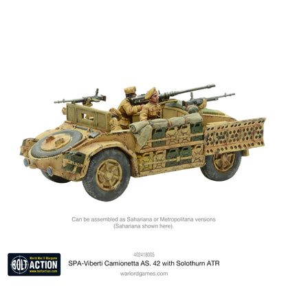 Bolt Action: SPA-Viberti Camionetta AS. 42 with Solothurn ATR