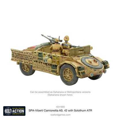 Bolt Action: SPA-Viberti Camionetta AS. 42 with Solothurn ATR