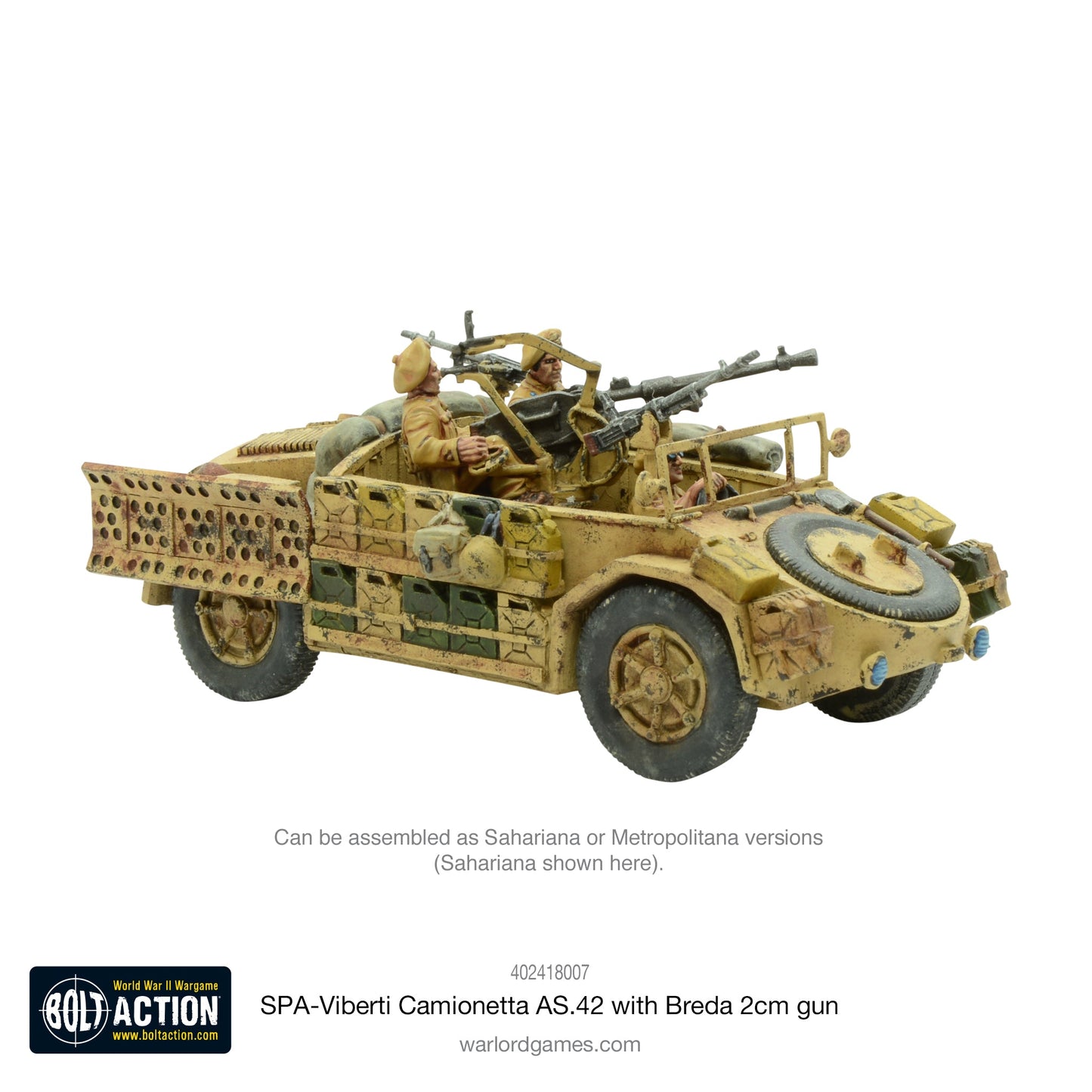 Bolt Action: SPA-Viberti Camionetta AS. 42 with Breda 2cm gun