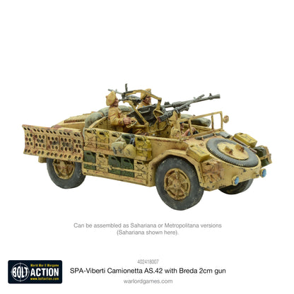Bolt Action: SPA-Viberti Camionetta AS. 42 with Breda 2cm gun