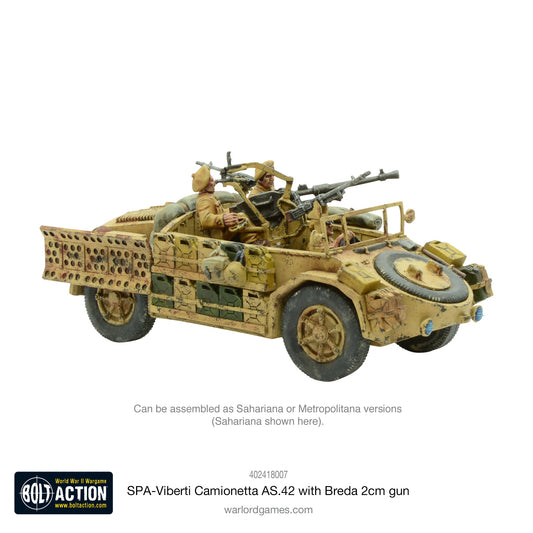 Bolt Action: SPA-Viberti Camionetta AS. 42 with Breda 2cm gun
