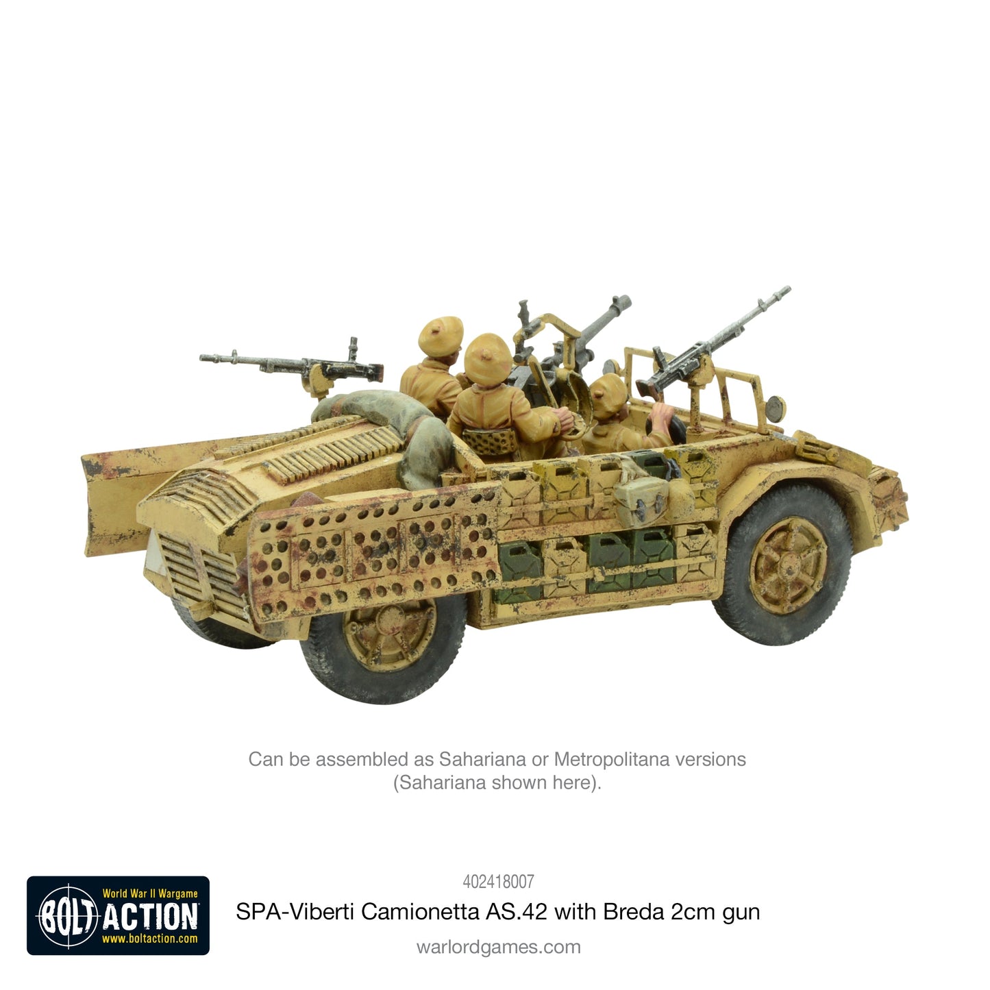 Bolt Action: SPA-Viberti Camionetta AS. 42 with Breda 2cm gun