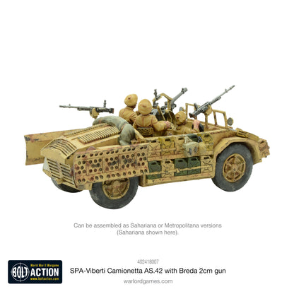 Bolt Action: SPA-Viberti Camionetta AS. 42 with Breda 2cm gun