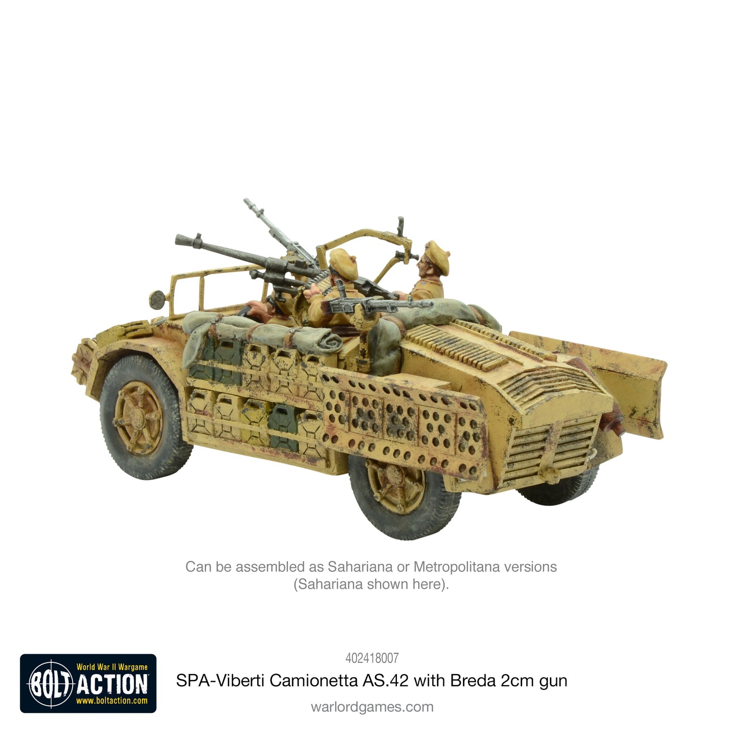 Bolt Action: SPA-Viberti Camionetta AS. 42 with Breda 2cm gun