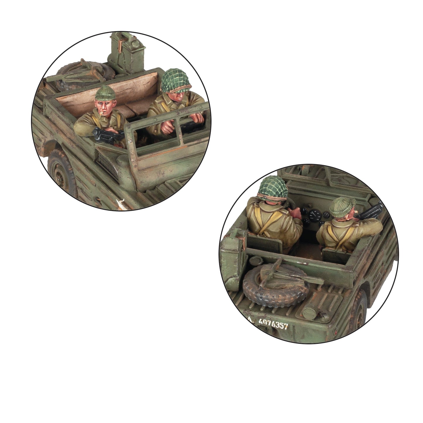 Bolt Action: USA - Ford GPA Amphibious Jeep with US Army Crew