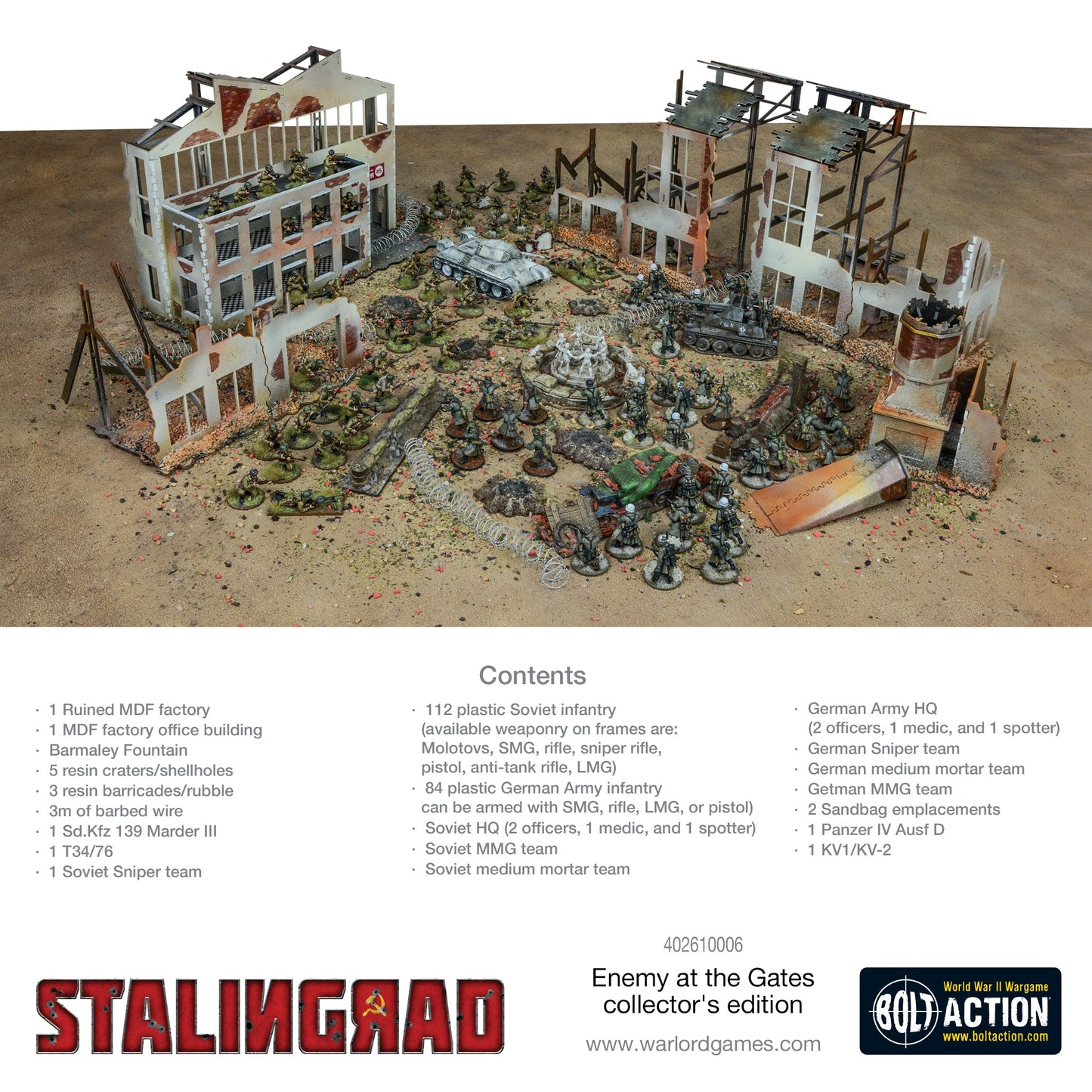 Bolt Action: German - Enemy at the Gates - Stalingrad battle-set collectors edition
