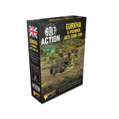 Bolt Action: British - Gurkha 6-pounder anti-tank gun