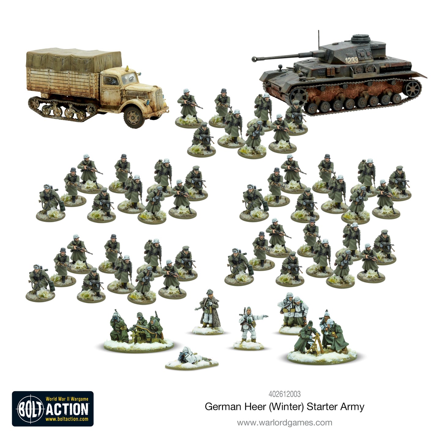 Bolt Action: German - German Heer (Winter) starter army