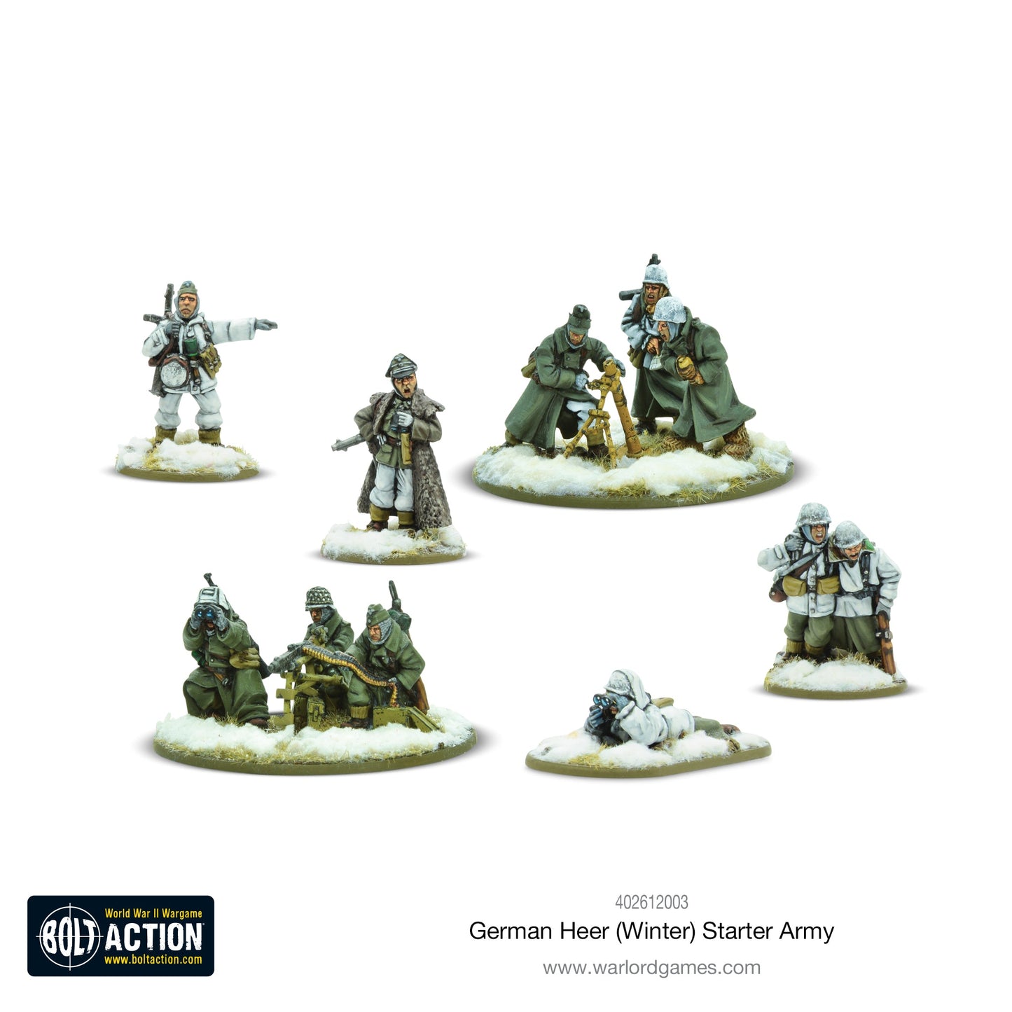 Bolt Action: German - German Heer (Winter) starter army