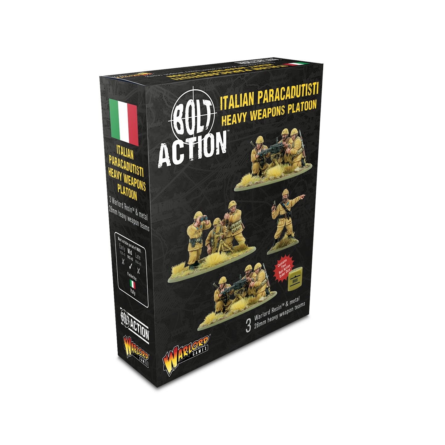 Bolt Action: Italian - Italian Paracadutisti heavy weapons platoon