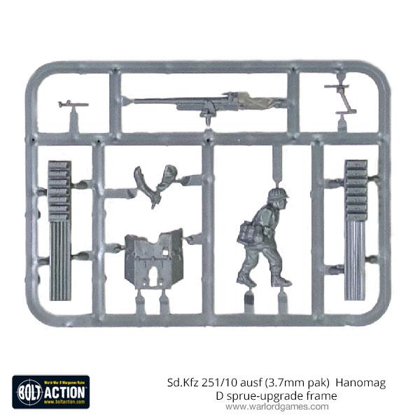 Bolt Action: German - Sd.Kfz 251/10 ausf (3.7cm pak) Hanomag D sprue