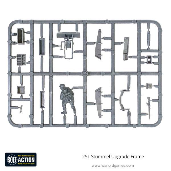 Bolt Action: German - 251 Stummel Upgrade Sprue