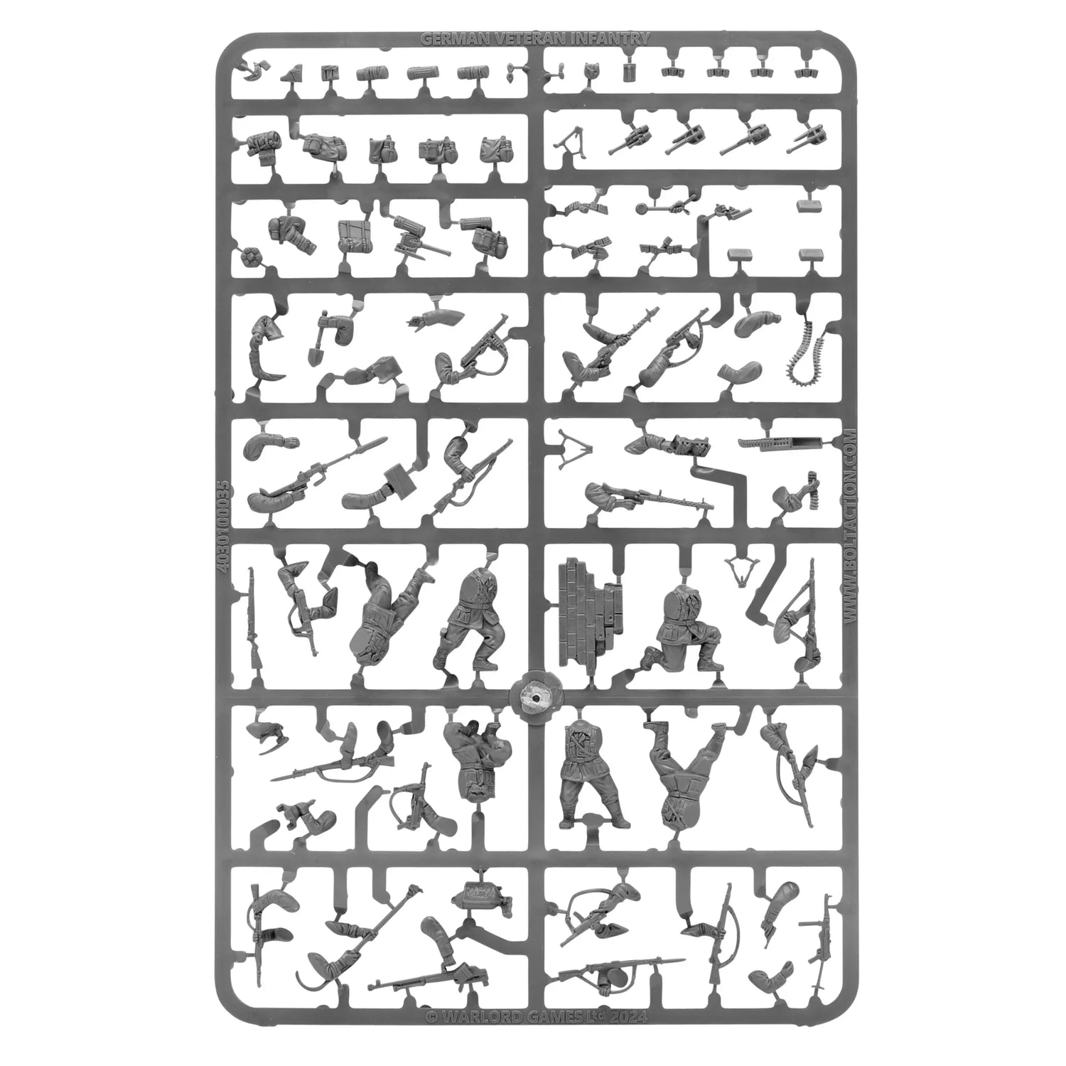 Bolt Action: German - German Veteran Infantry Sprue