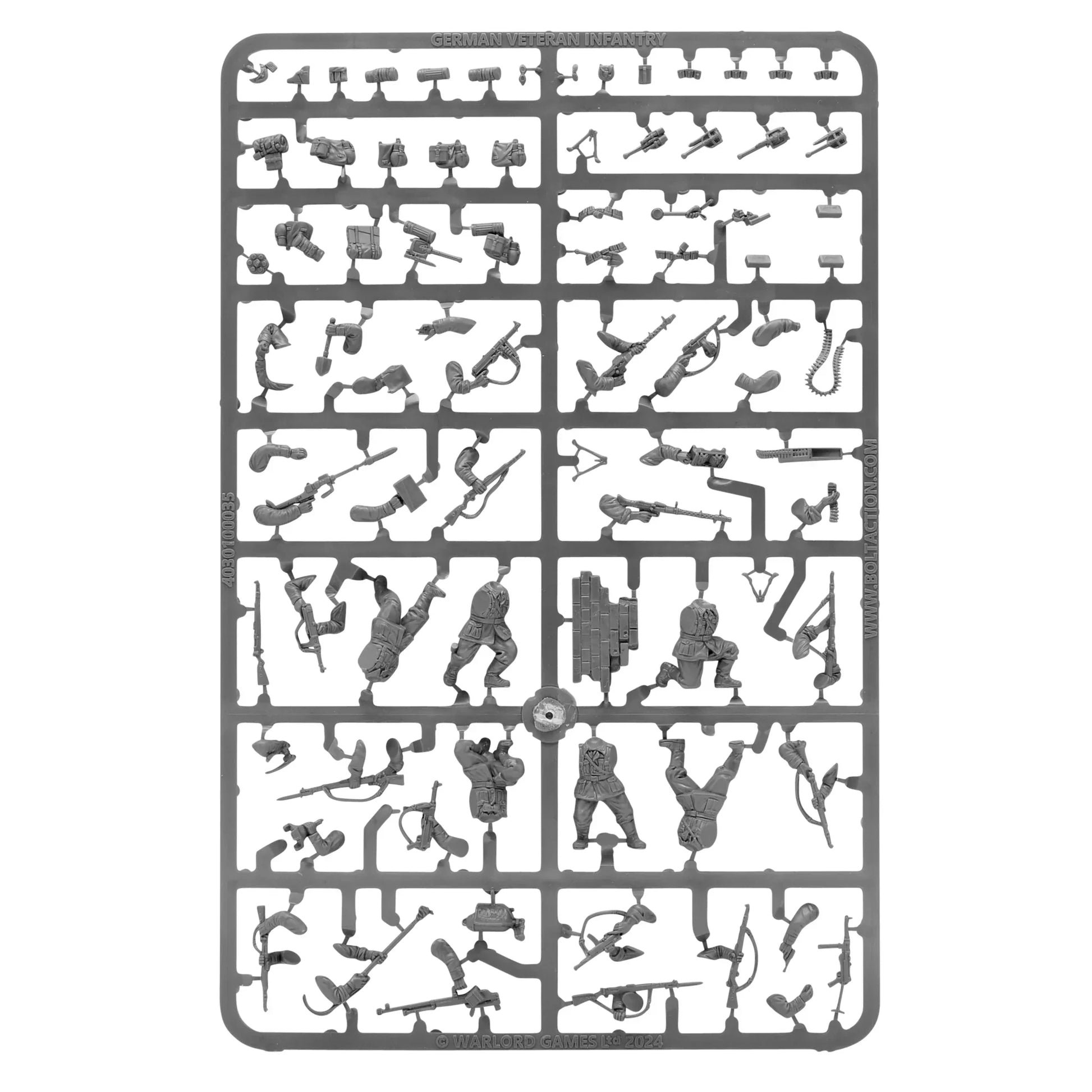 Bolt Action: German - German Veteran Infantry Sprue